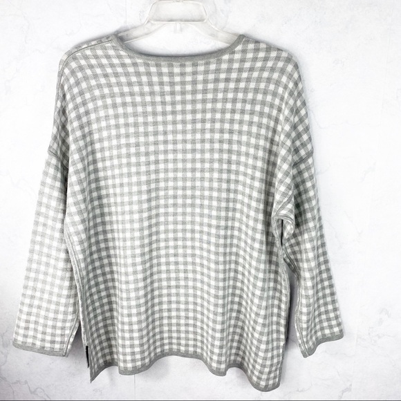 [J. Jill] Reversible Checkered Tunic - Picture 4 of 10